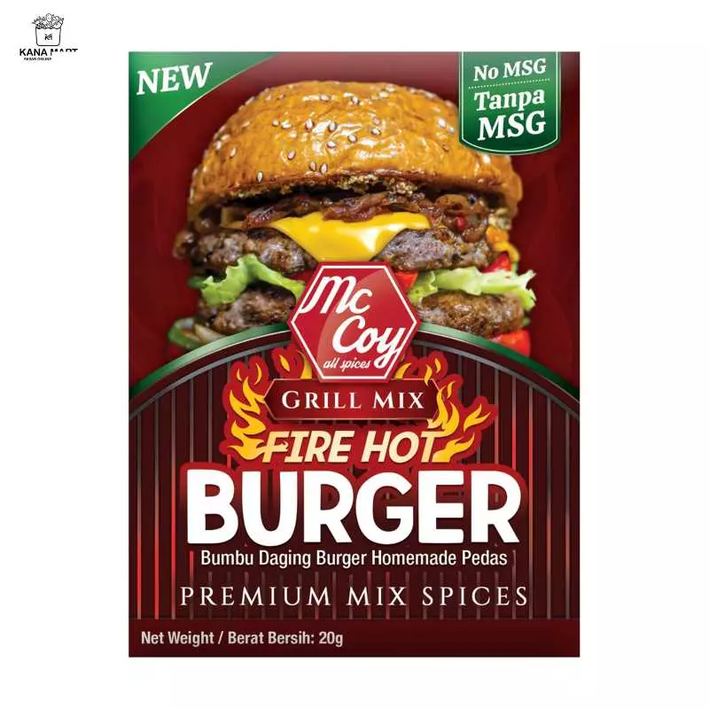 Bumbu Daging Burger Pedas